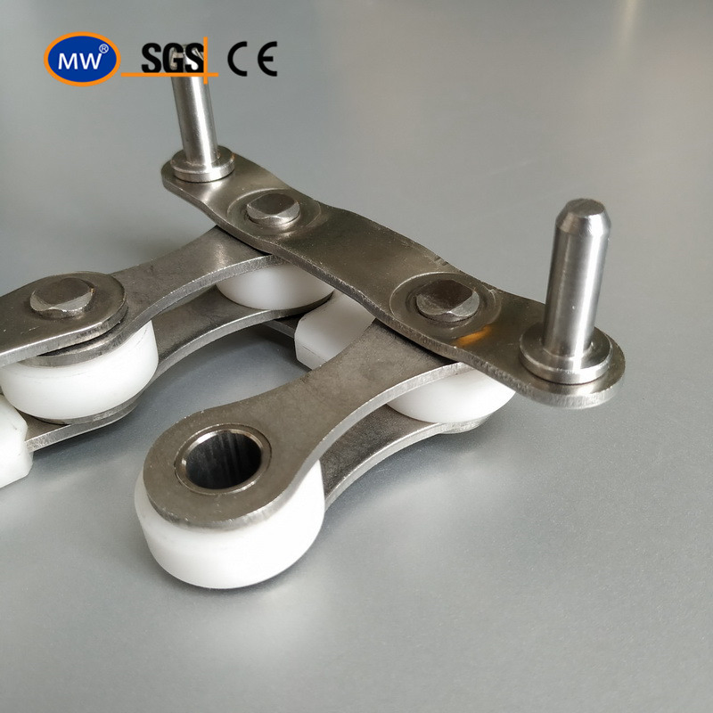 OEM C208 C210 C212 C216 C220 Stainless Steel Extend Pin Plastic Lifting Ice Cream Conveyor Roller Chain for Cold Drink and Ice Cream