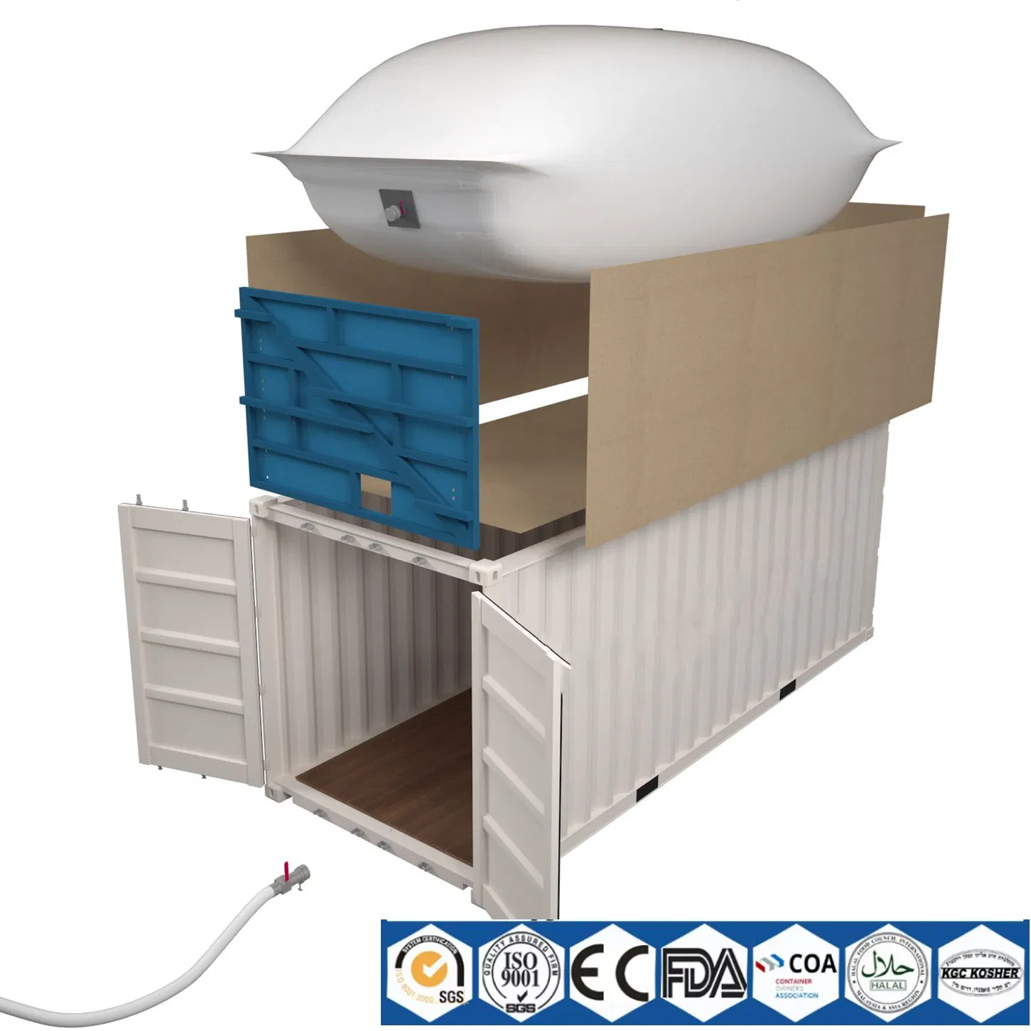 20FT Palm Oil Sunflower Cooking Oil Water Milk Non-Dangerous Chemicals Flexibag Flexitank