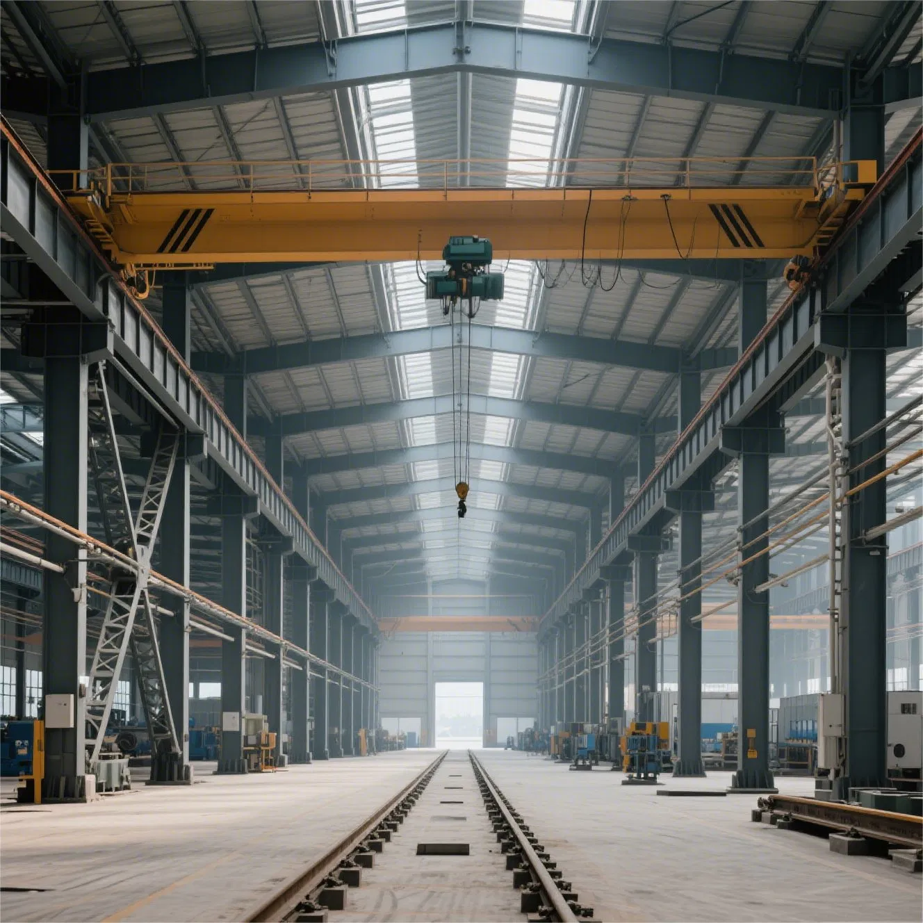 Galvanized Prefabricated Steel Structure Warehouse with ISO CE Certifications Anticorrosive Coating Suitable for Logistics Storage Manufacturing Raw Material