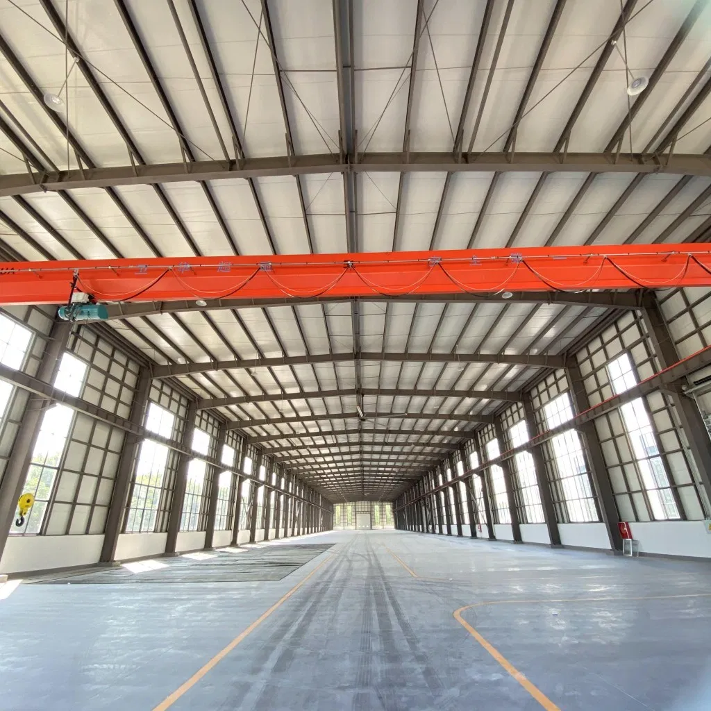 Modern Prefab Steel Structure Workshop Building for Industrial Warehouse Applications.