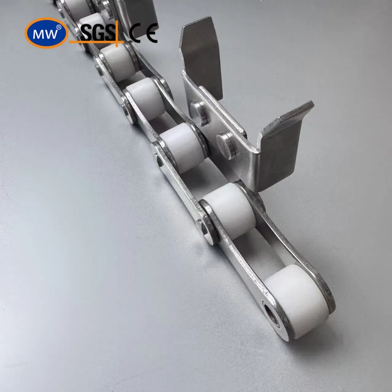 OEM ODM 304/316 Stainless Steel Food Grade Cold Drink Extended Pin Dairy Machinery Ice Cream Freezing Tunnel Dessert Conveyor Chain for Ice Cream Maker Machine