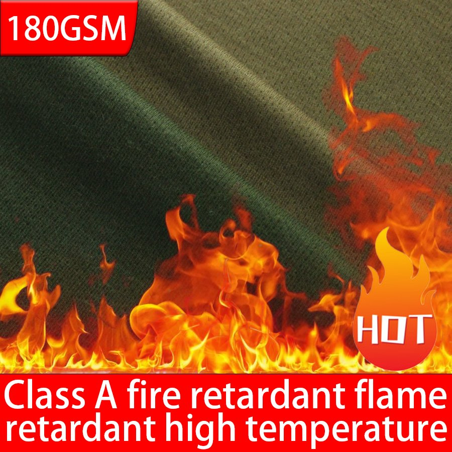 Chinese Factory En 11612 180 GSM Modacrylic Viscose Bird Eye Mesh Flame Retardant Knitted Wholesale Fabric for Garment / Clothing / Uniform / Workwear