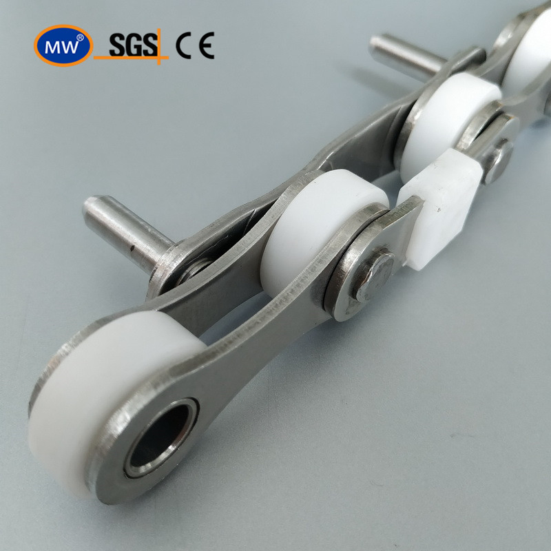 OEM C208 C210 C212 C216 C220 Stainless Steel Extend Pin Plastic Lifting Ice Cream Conveyor Roller Chain for Cold Drink and Ice Cream