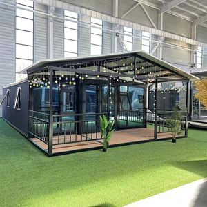 Rotating Solar Powered Container Room Automatic Tracking System off Grid Living