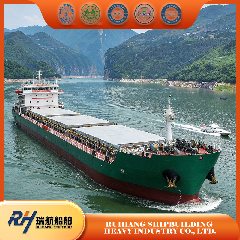 Reliable River-Sea Direct-Transport Vessel with Hatch Cover for Multi-Modal Shipping