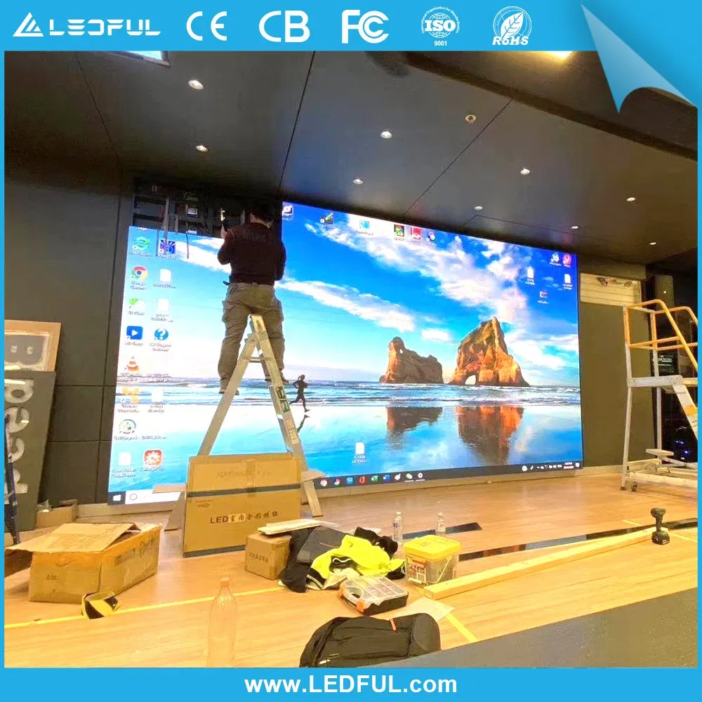Full Color HD 4K SMD Small Pixel Pitch P1.2 P2 P2.5 P3 P4 P4.81 P6.67 P8 P10 P16 Indoor Outdoor Rental LED Advertising Billboard Video Wall Panel Screen Display