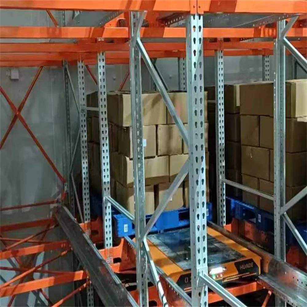High Speed Automated 4 Way Pallet Shuttle Shelf for Smart Supply Chain Warehouse Storage