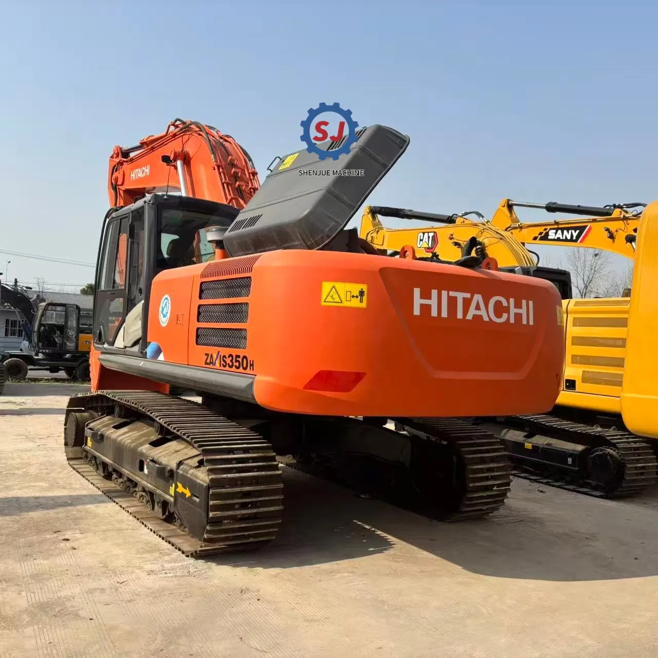 Construction Excavator Hitachi Zx350h Excavator Japan Original 35 Ton Excavator used Isuzu Engine