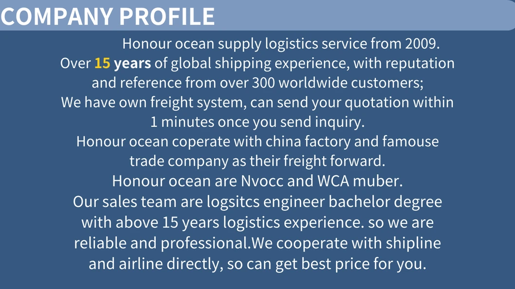 Container Freight Forwarder