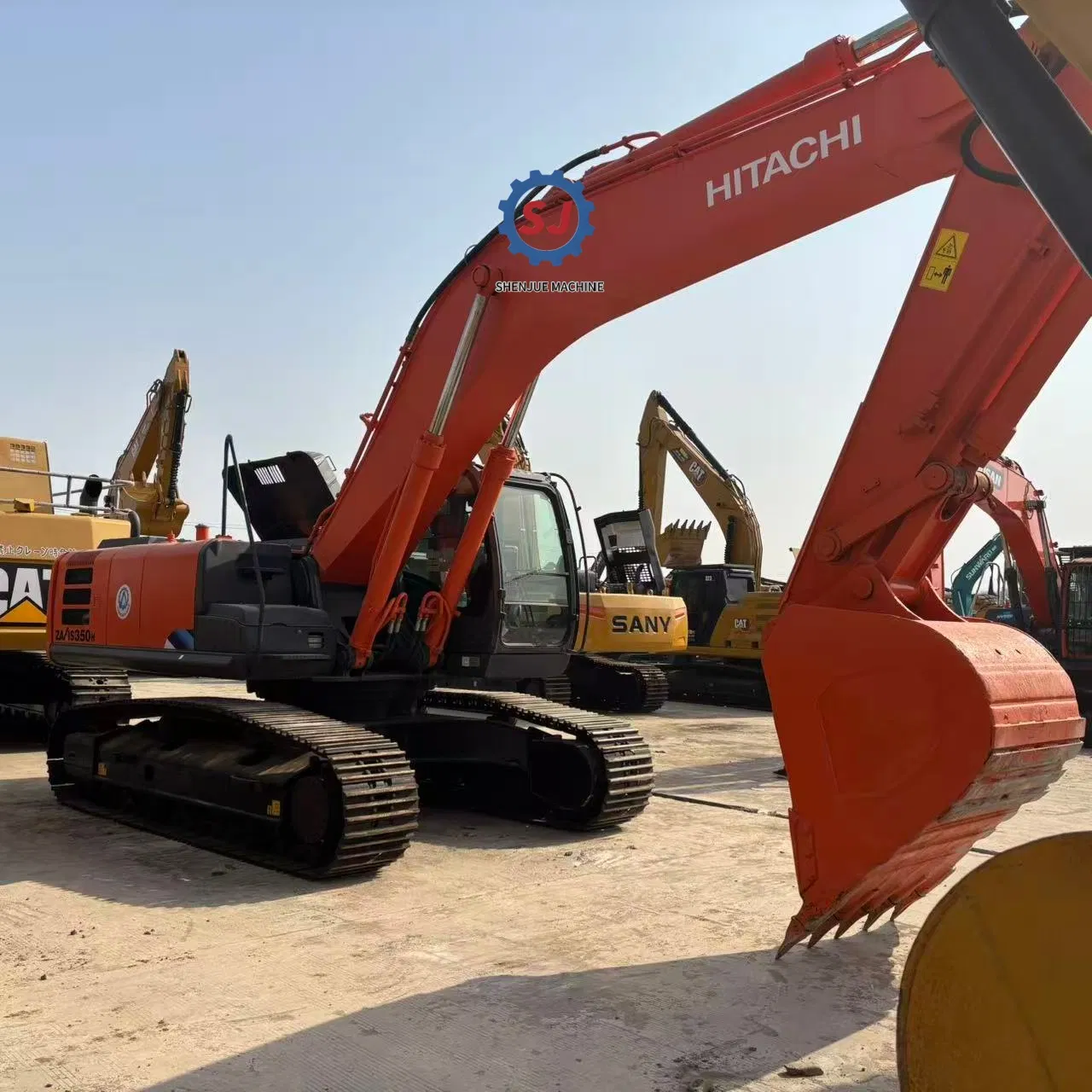 Construction Excavator Hitachi Zx350h Excavator Japan Original 35 Ton Excavator used Isuzu Engine