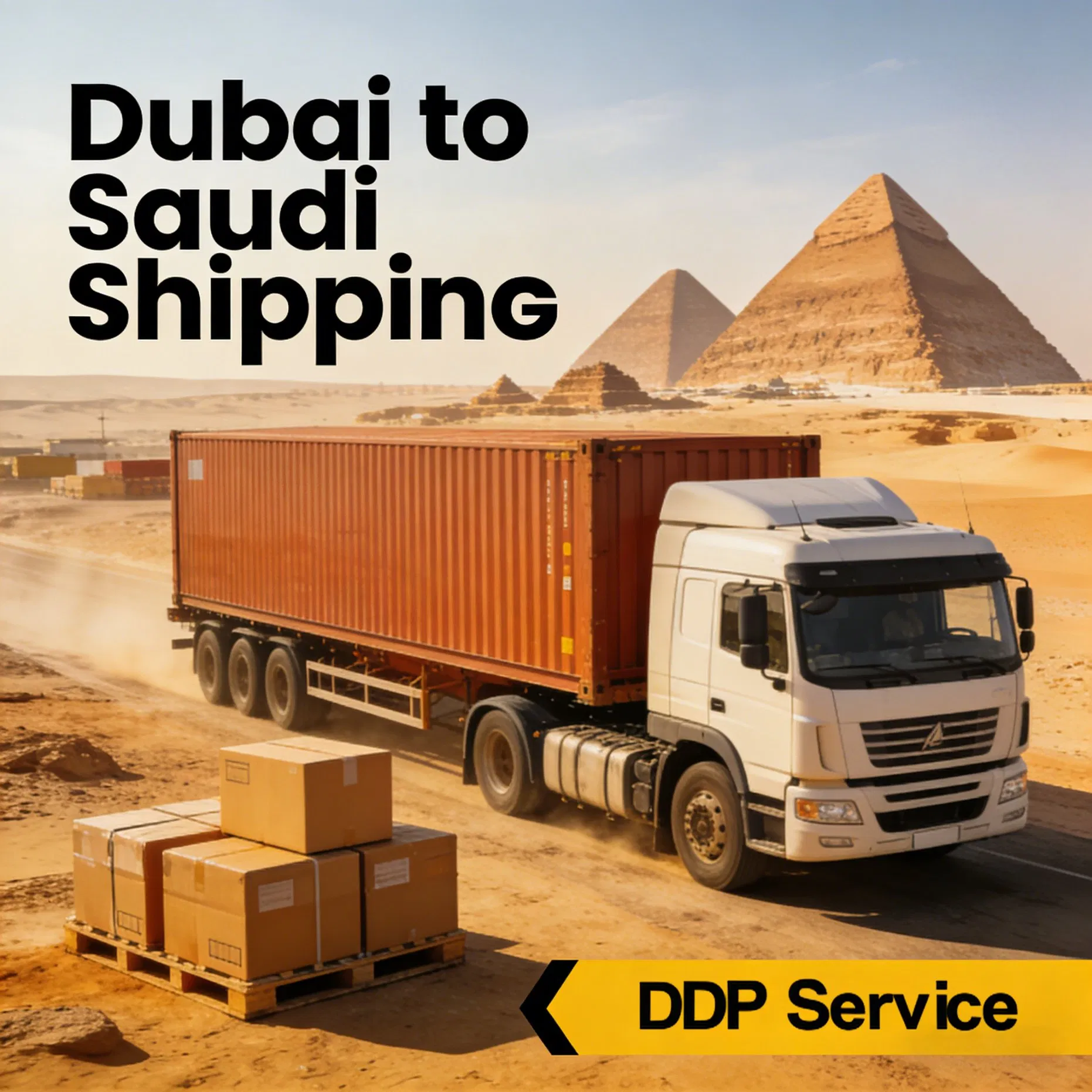 Dubai to Saudi Less Than Container Load (LCL) Shipping