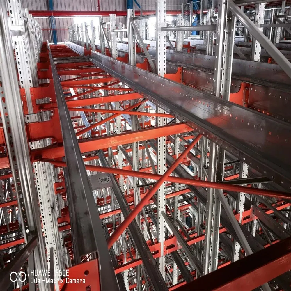 High Speed Automated Warehouse 4 Way Pallet Shuttle Rack for Smart Supply Chain