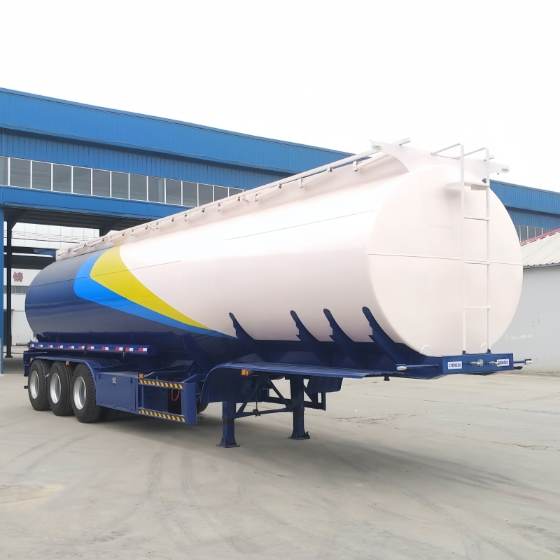 Anti-Corrosive 3-Axle Multi-Compartment Stainless Steel Tank Trailer Oil Tank Trailerfor Various Liquid Transportation Dangerous Goods Transport