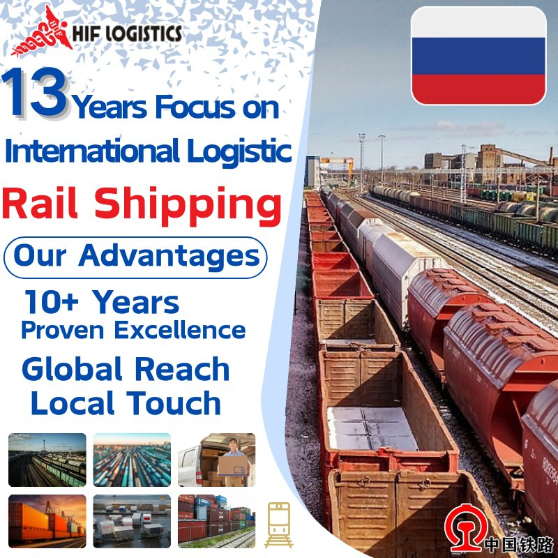Professional China– Russia Railway Cargo Shipping – Full Container &amp; Consolidated Loads with DDP Option