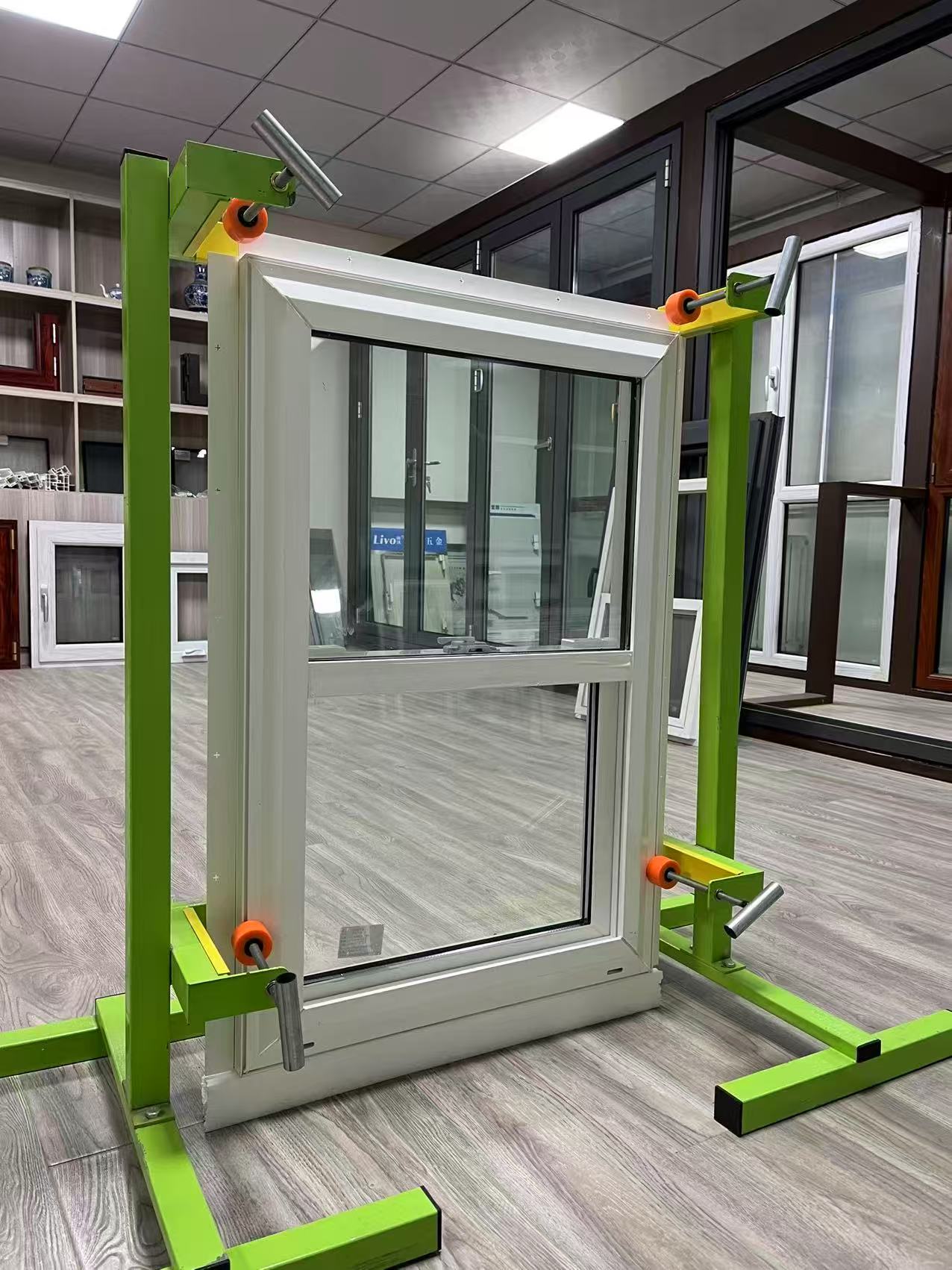 Custom Model American Design Soundproof Double Hung Window UPVC Ventilation Vinyl Hung Windows
