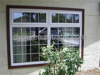 Aluminum Alloy Folding Awning Casement Sliding Laminated Tempered Glass Fiberglass Horizontal Contemporary Windows Customized