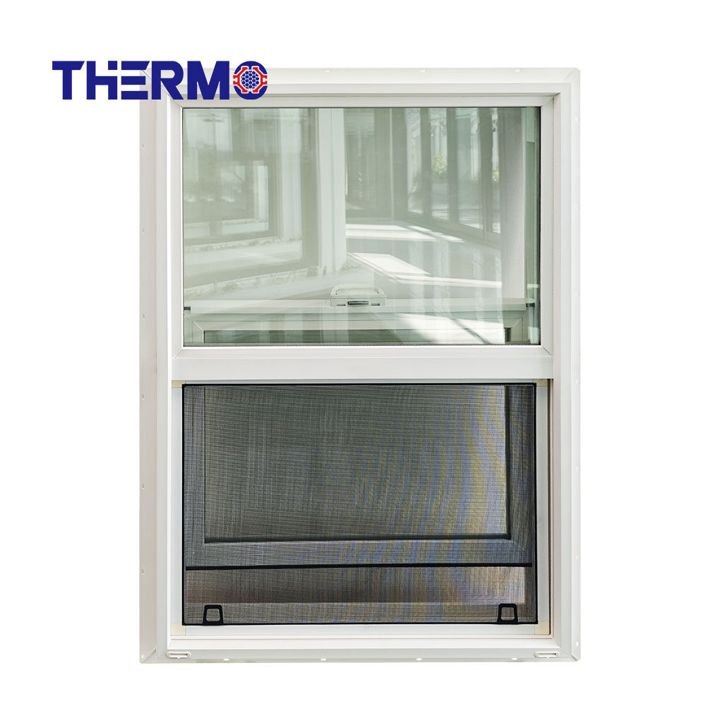 Superwu UPVC Window Double Hung Window Supplier PVC Window Vinyle Popular Design Custom For Building High Quality Hardware