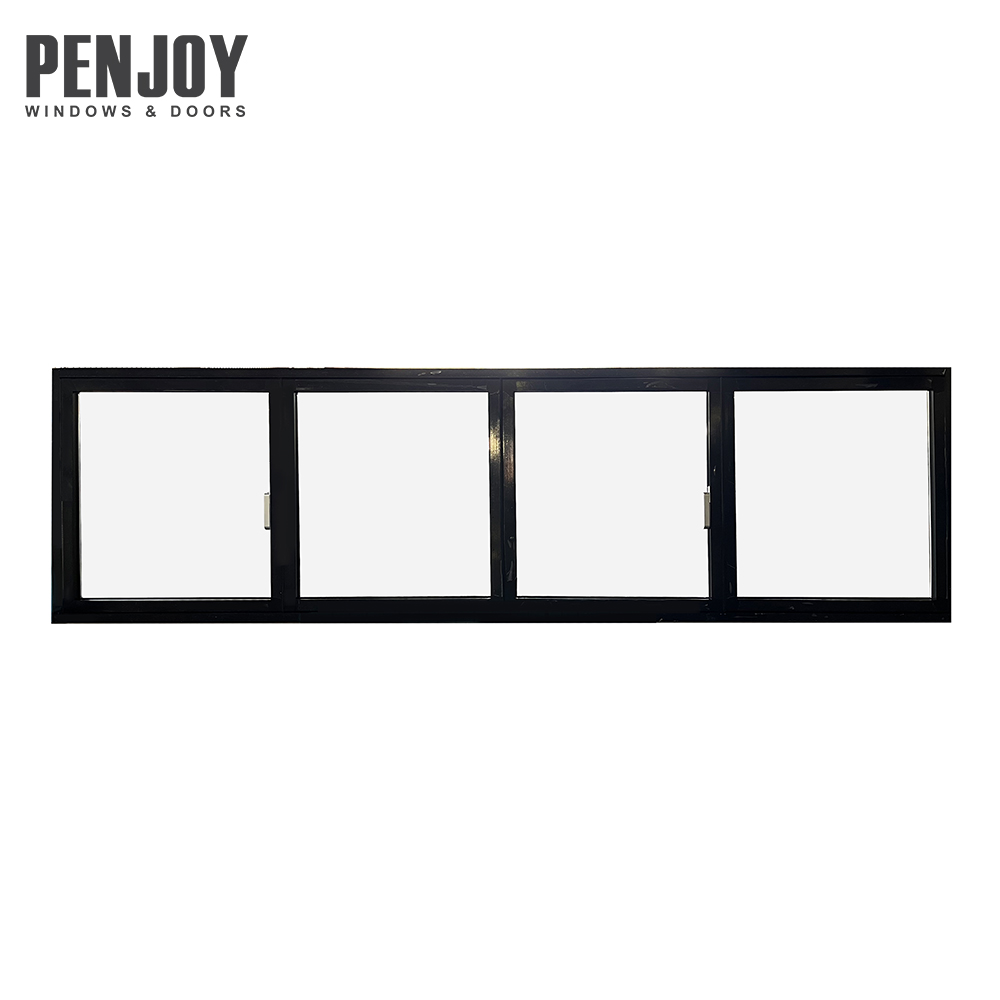 PENJOY Manufacturer Direct Insulation Aluminum Vertical Bifolding Window For Kitchen Exterior