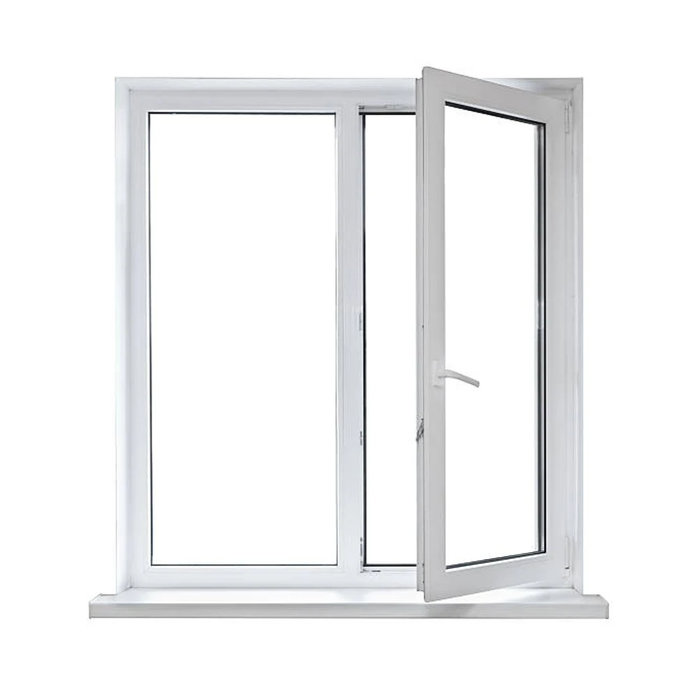 Soundproof White UPVC Windows and Doors Safety UPVC/PVC Double Glazed Casement Windows