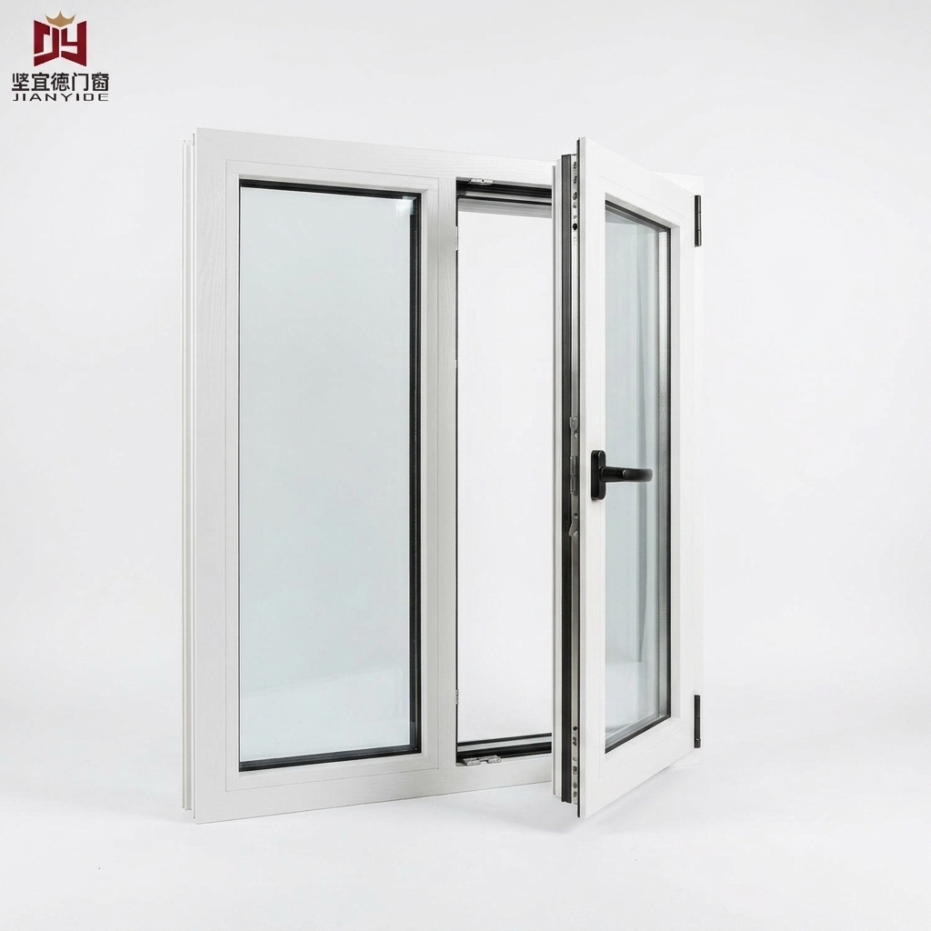 EU Certified Pvc Window Customized UPVC Windows Double Glazing PVC Casement Window
