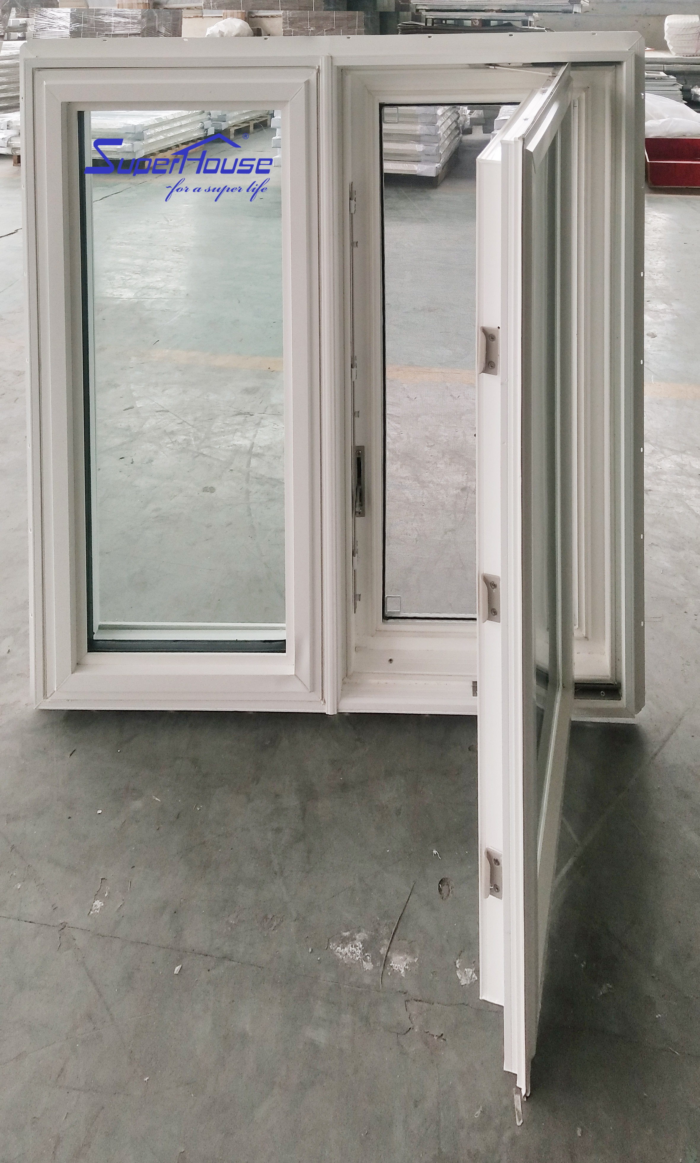 Superhouse High Quality Multiple Chamber UPVC Windows and Doors for Villas with Cheap Price