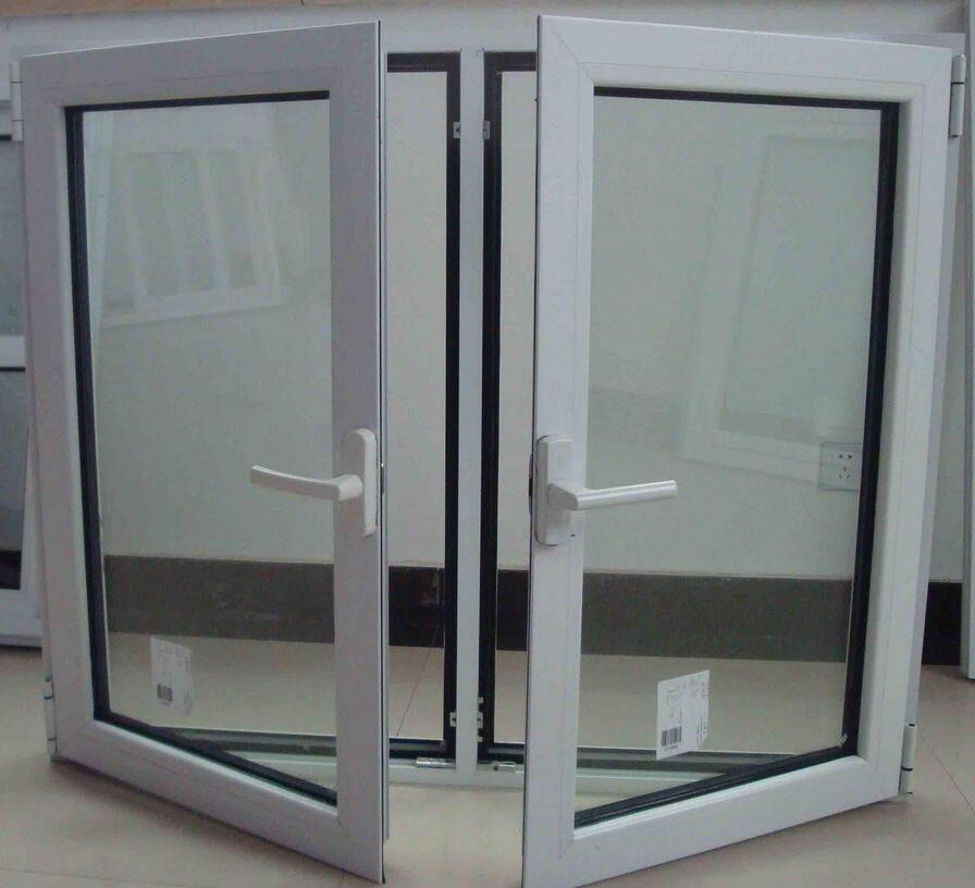 Low Price Customized South America Residential House UPVC Casement Glass Window