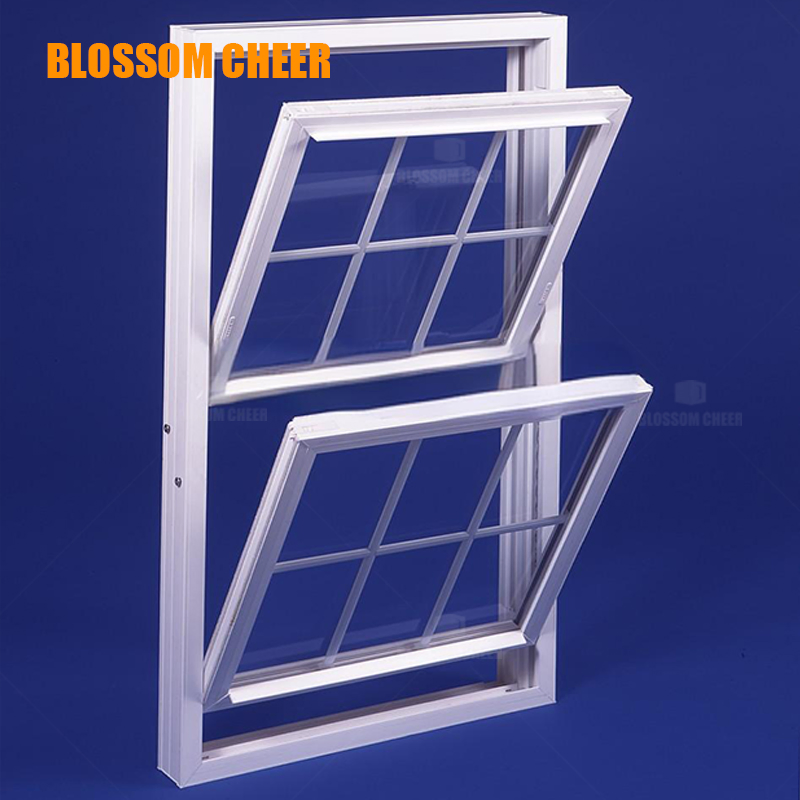 Premium Custom UPVC White Casement Windows with Durable Tempered Glass