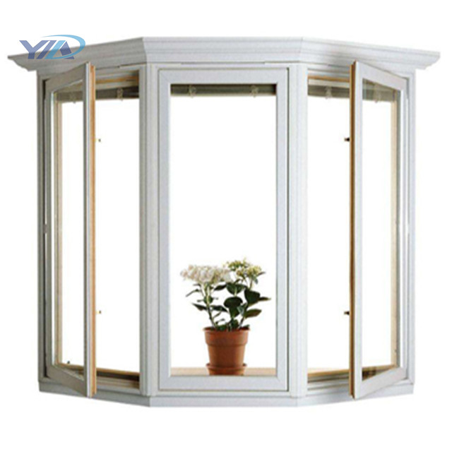 YIDA Swing-Style Vinyl PVC UPVC Casement Windows Stainless Steel Magnetic Screen Soundproof Windproof Horizontal Opening