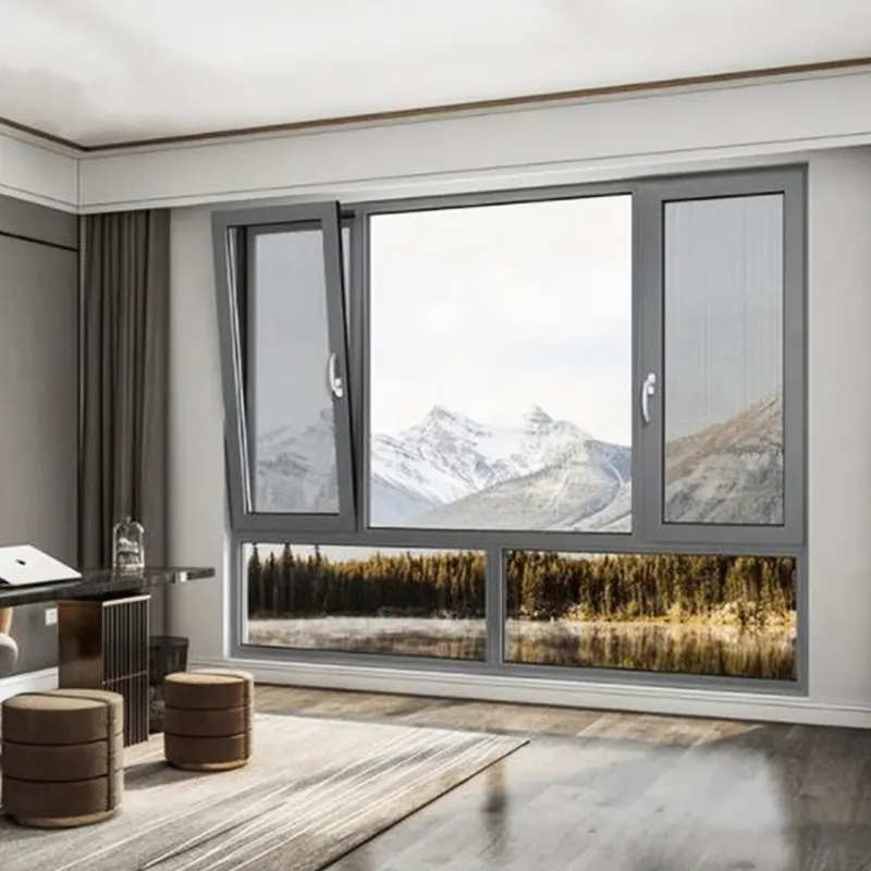 Custom Good Price Aluminum Louvre Window Australia, Aluminum Casement Window Burglar Design