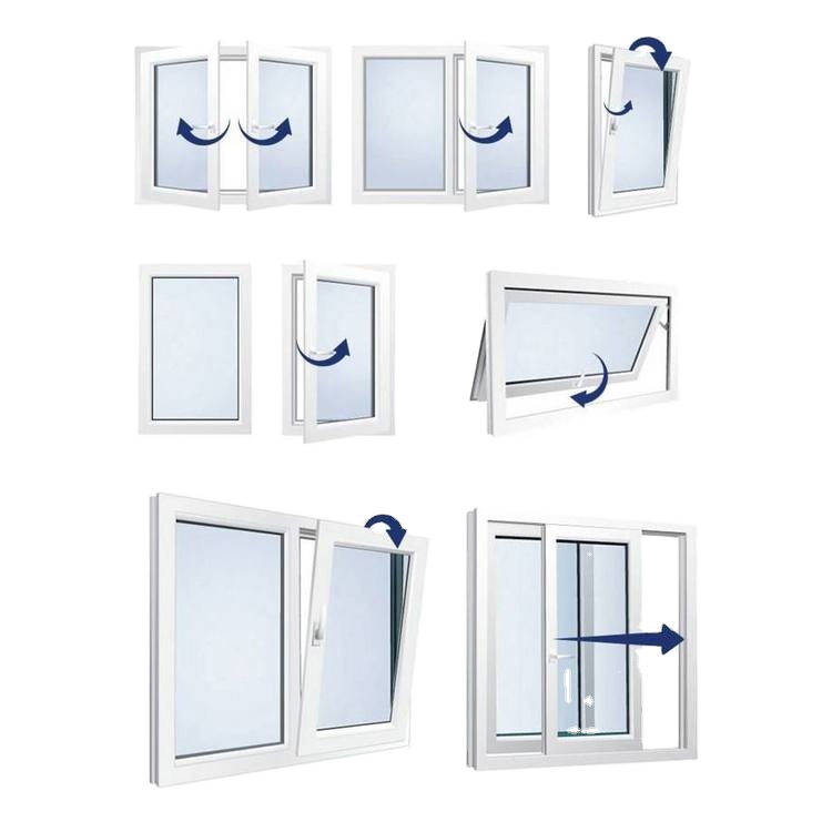 HONOR UPVC Frame Slide Window with Cheap Price Latest Simple Design Upvc windows