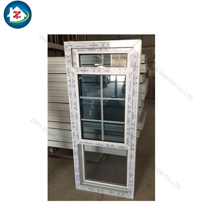 North American Vinyl Sliding Pvc windows in Vertical Upvc Single Hung Double Hung windows