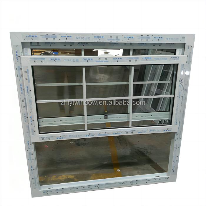 North American Vinyl Sliding Pvc windows in Vertical Upvc Single Hung Double Hung windows