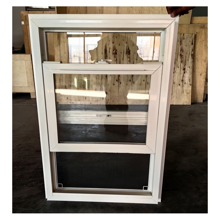 American Modern Style Low E Glazed NFRC Single/double Hung Sash Window White Vinyl windows