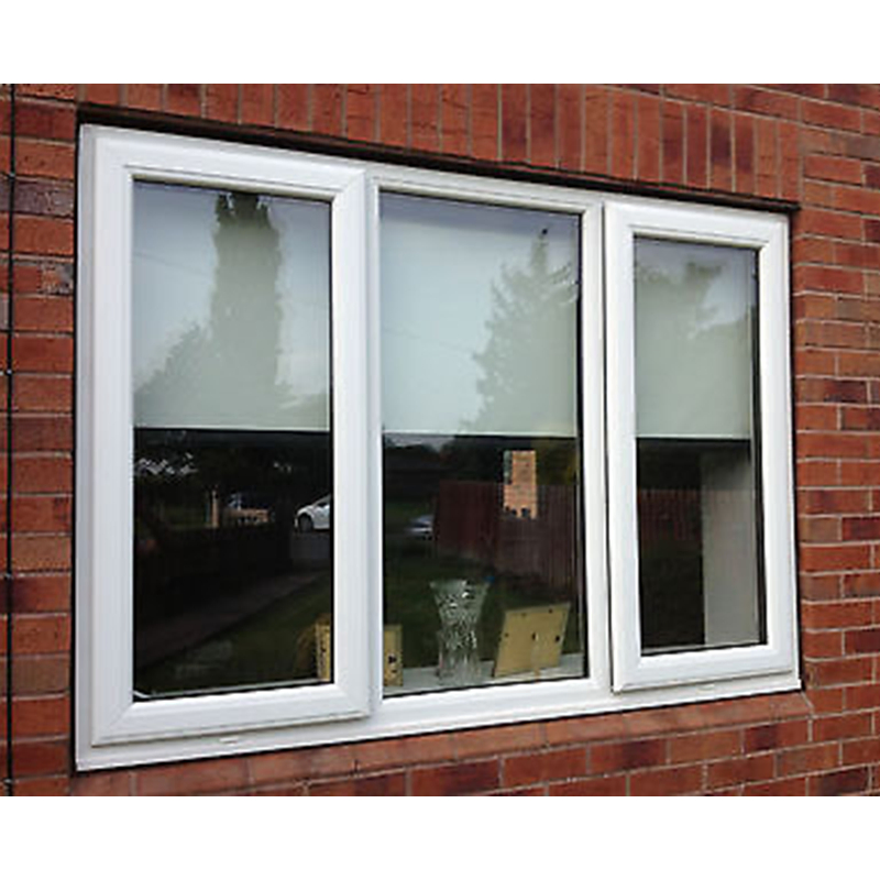 Modern Hurricane Impact Resistant Large View UPVC Fixed Glass Casement Windows