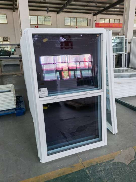 American Style NFRC NAMI Certified High Quality Vinyl PVC Top And Down Single Hung Window