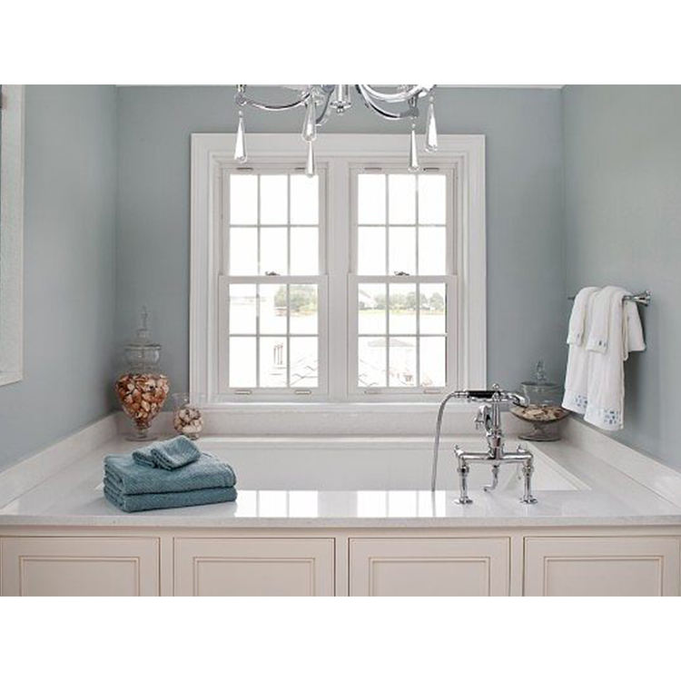 NUOXIN Best UPVC Double Hung Swing Open Double Glass Window