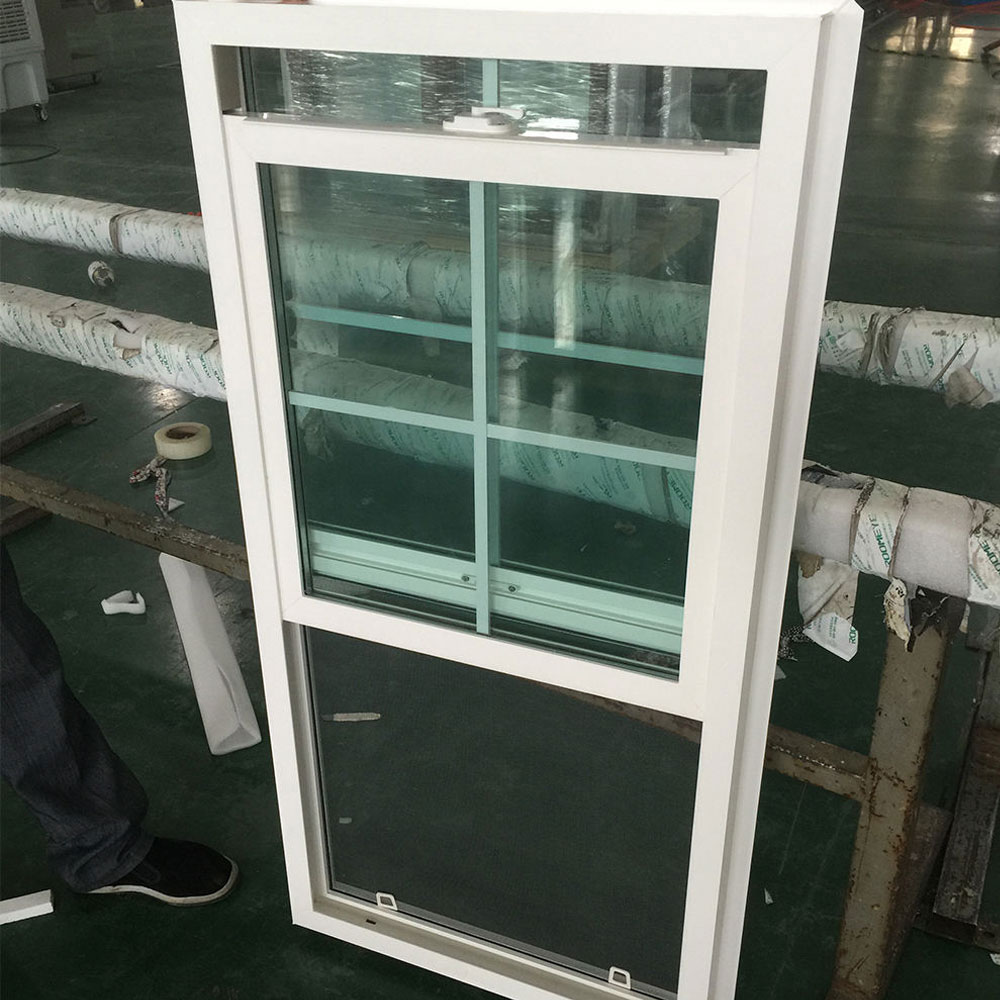 Durable UPVC/PVC Double Glazed Windows Factory Wholesale Tempered Glass Aluminum Casement Swing Soundproof Window PVC