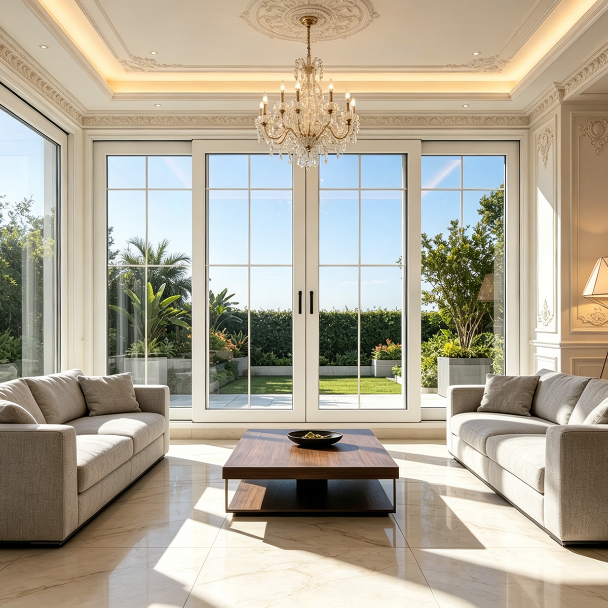 JD 60T UPVC Soundproof Sliding Windows with Magnetic Stainless Steel Screen Modern Design Energy Star Certified