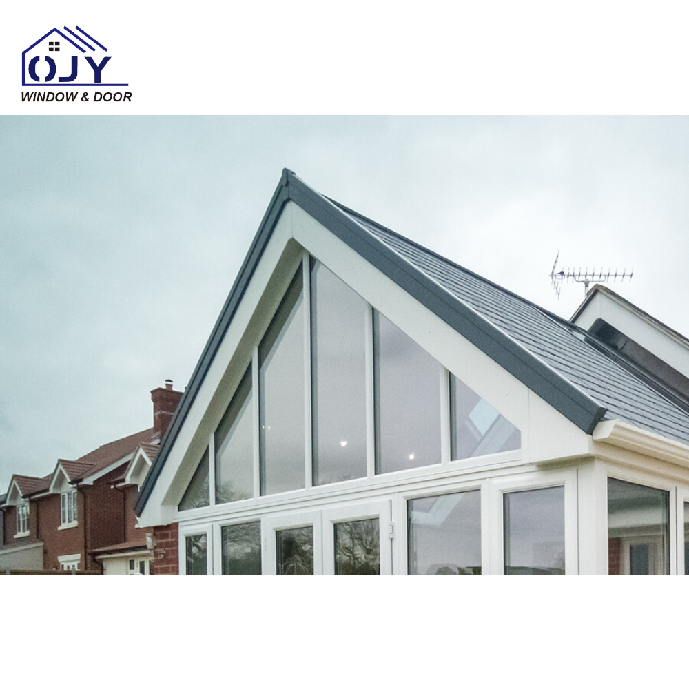 Certified UPVC European Bay windows With Double Glazing and Grill Design Are Available for Sale