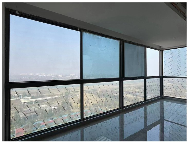 Residential Office Panoramic Floor-to-Ceiling Double Sliding with Insulated Advanced UPVC Window and Aluminium Window