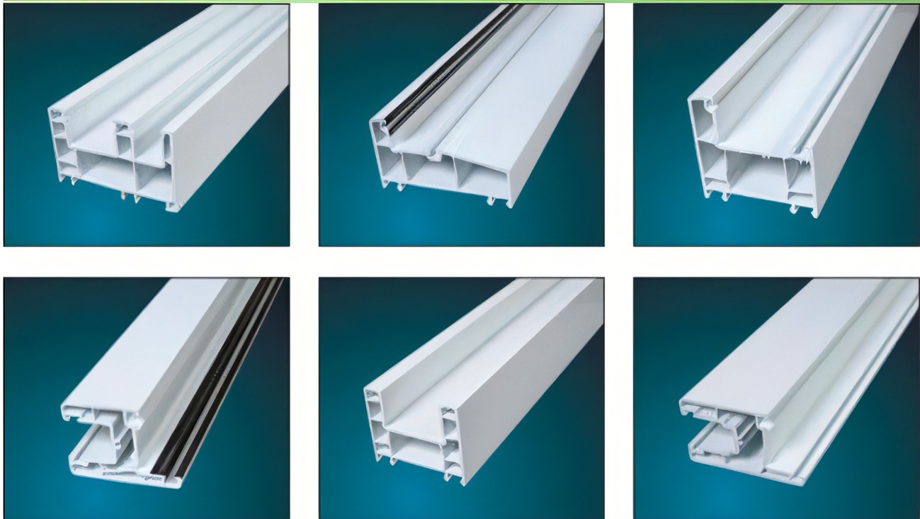Custom ABS HDPE PVC UPVC Extrusion Window Profile Plastic Window Panel Frame