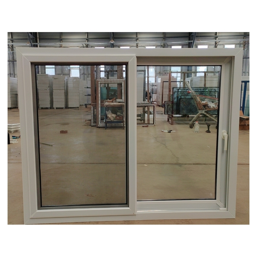 Hurricane Impact Double Glazed Pvc Profile Upvc Sliding Windows 36*48 Inch Sizes