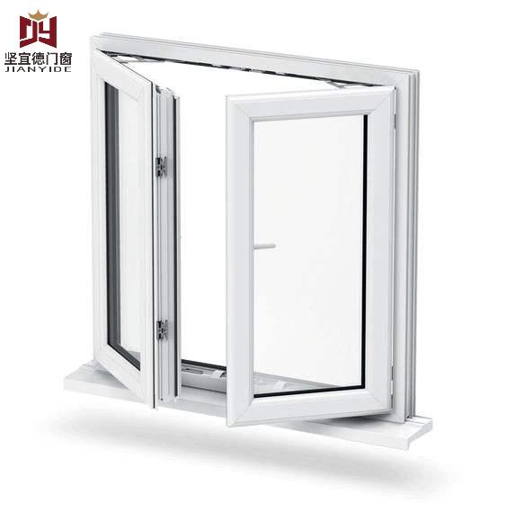Energy Saving Multi-Chamber UPVC Casement Window | UV Resistant Triple Glazed Vinyl Window For Cold Climate