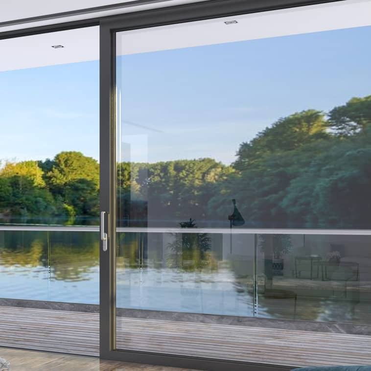 PA Customized PVC Window Profile UPVC Sliding Windows Huge Aluminum Fixed Casement Windows