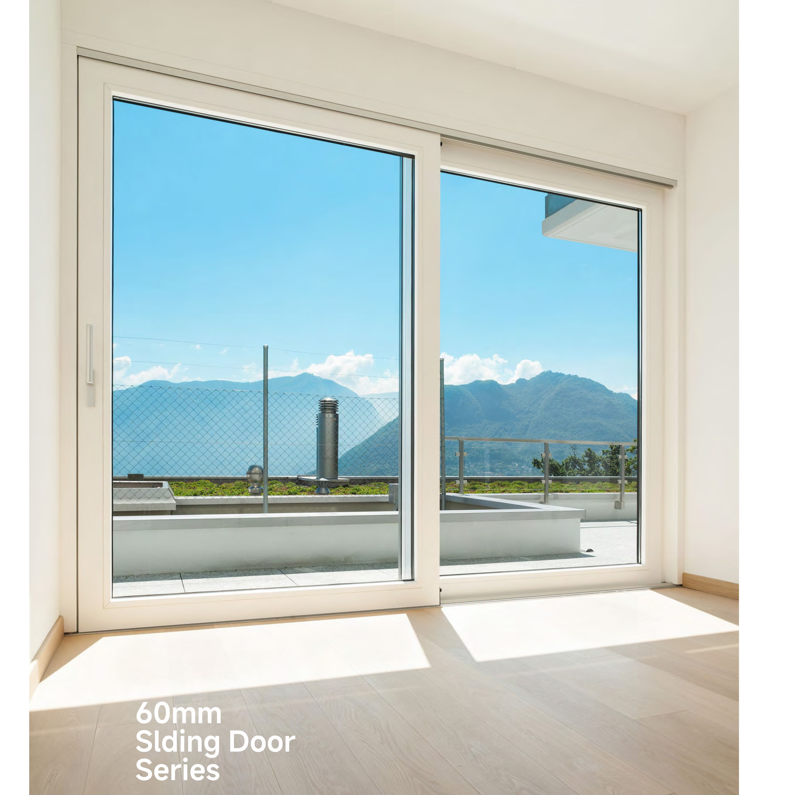 Multi Point Security Locking System with Anti Lift &amp; Burglar Protection European Design UPVC Sliding Window for Hotel Use