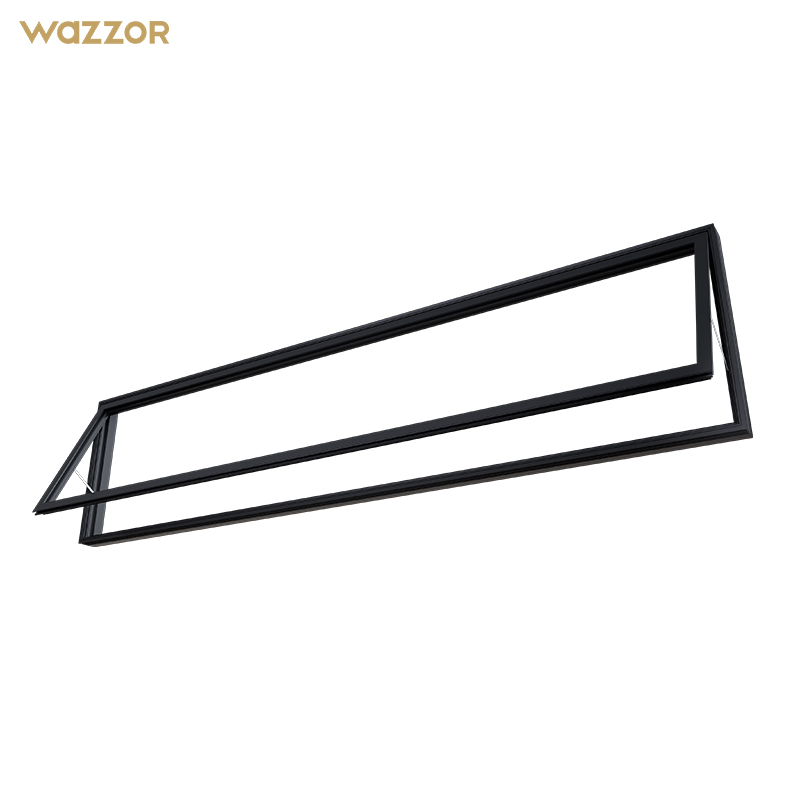 Wazzor Windows Factory Design Aluminum Window Rain-Resistant Nfrc Certificate Awning Retractable Awning Windows With Shutter