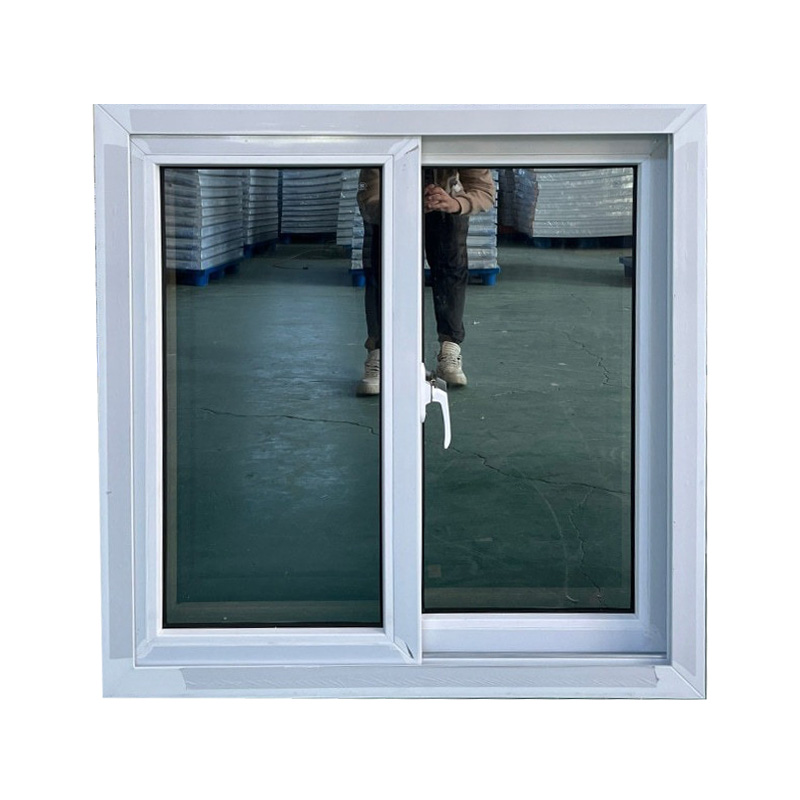 Cost Effective UPVC Window with Low Maintenance Sliding Louver Curtain Easy Cleaning Tilt Turn Function and Mosquito Net