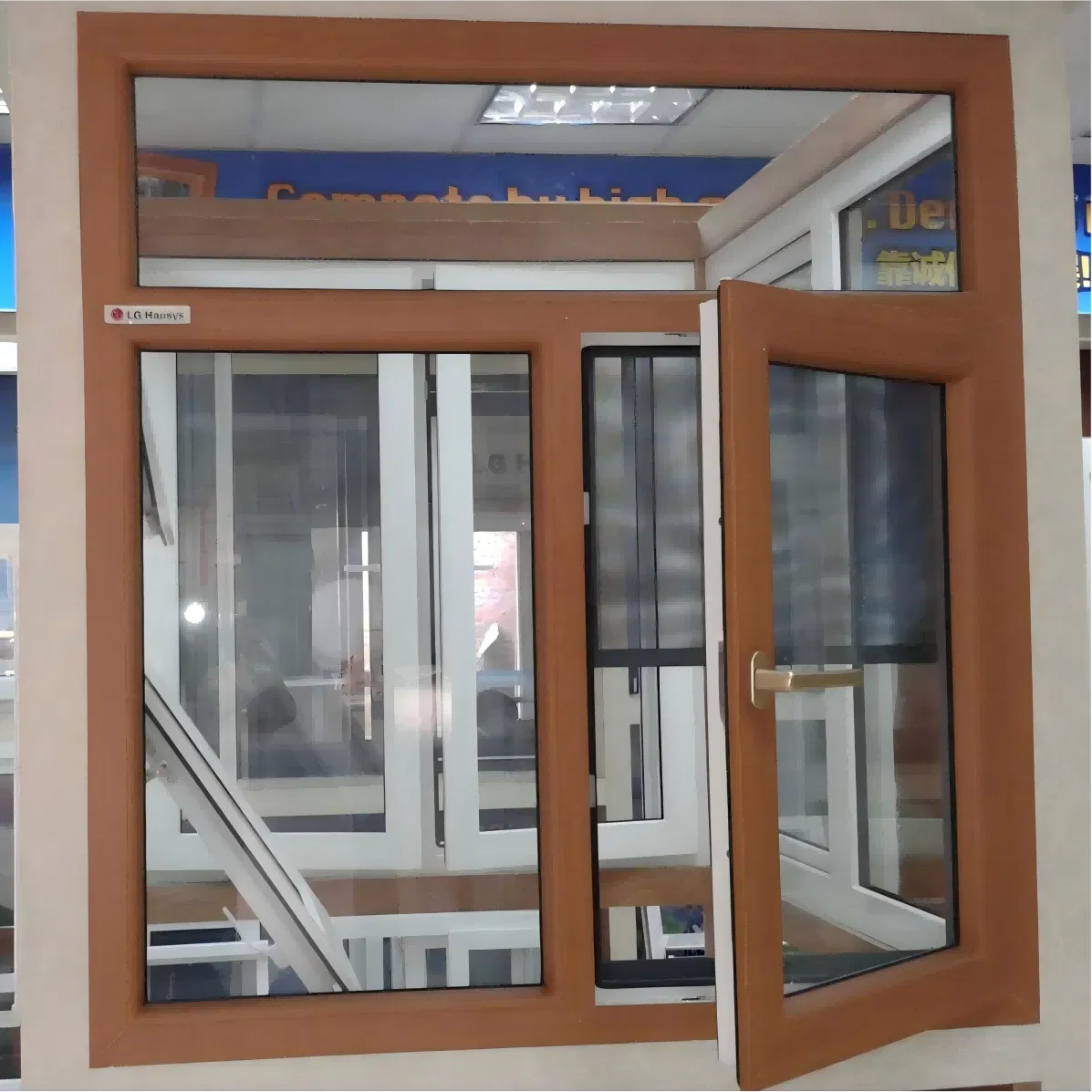 Indoor Residential Soundproof Vinyl Single-Double Hung Window UPVC Window Factory Price