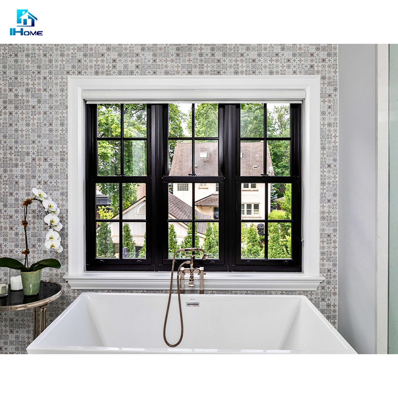 Hurricane Impact Fixed Glass UPVC PVC Plastic Single Hung Double Glazed Bullet Proof Aluminum Awing Casement Window Americal Style Lift up Sliding Windows