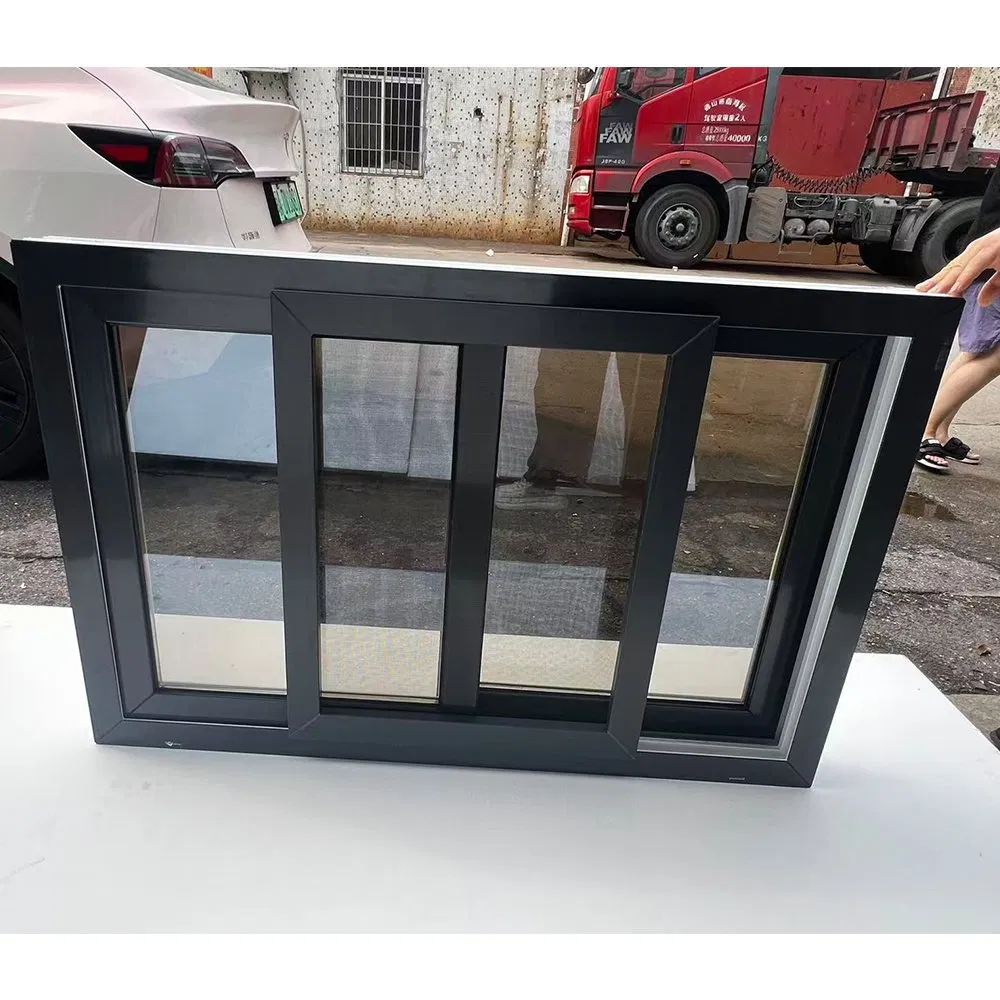 OEM Soundproof UPVC Smooth Glass Sliding Windows for Residential and Commercial